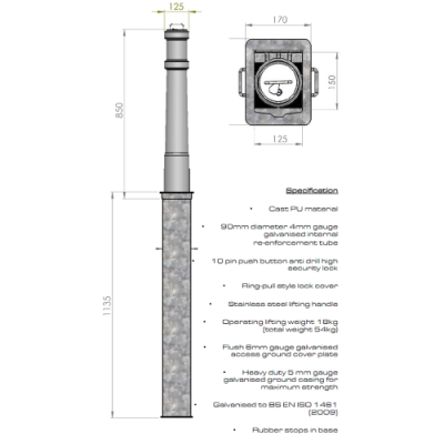 <strong>RAM RRB/PSU/HD Anti-Ram Ornamental Telescopic Bollard</strong>